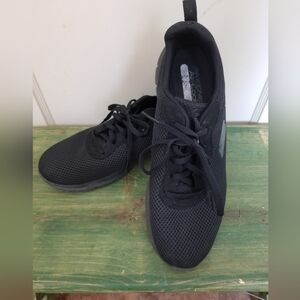 SKETCHERS black Cloth Athletic Sneaker 10